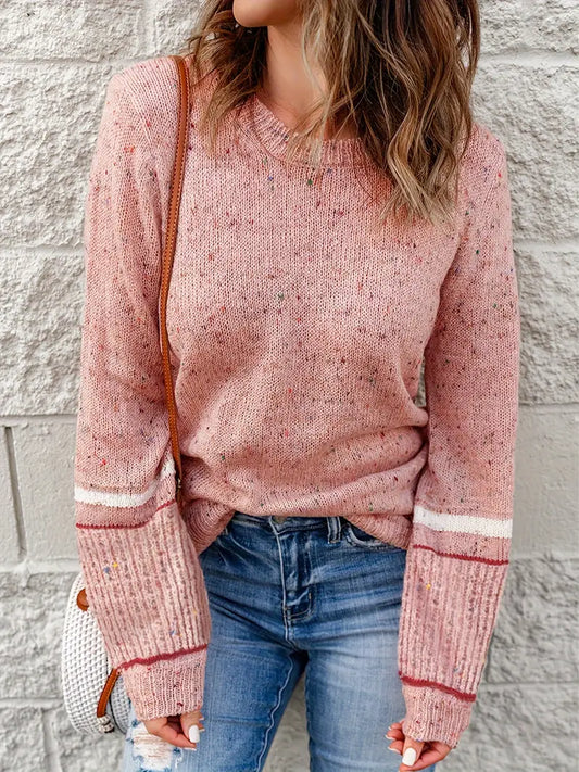 Estefanía | Marbled knit sweater