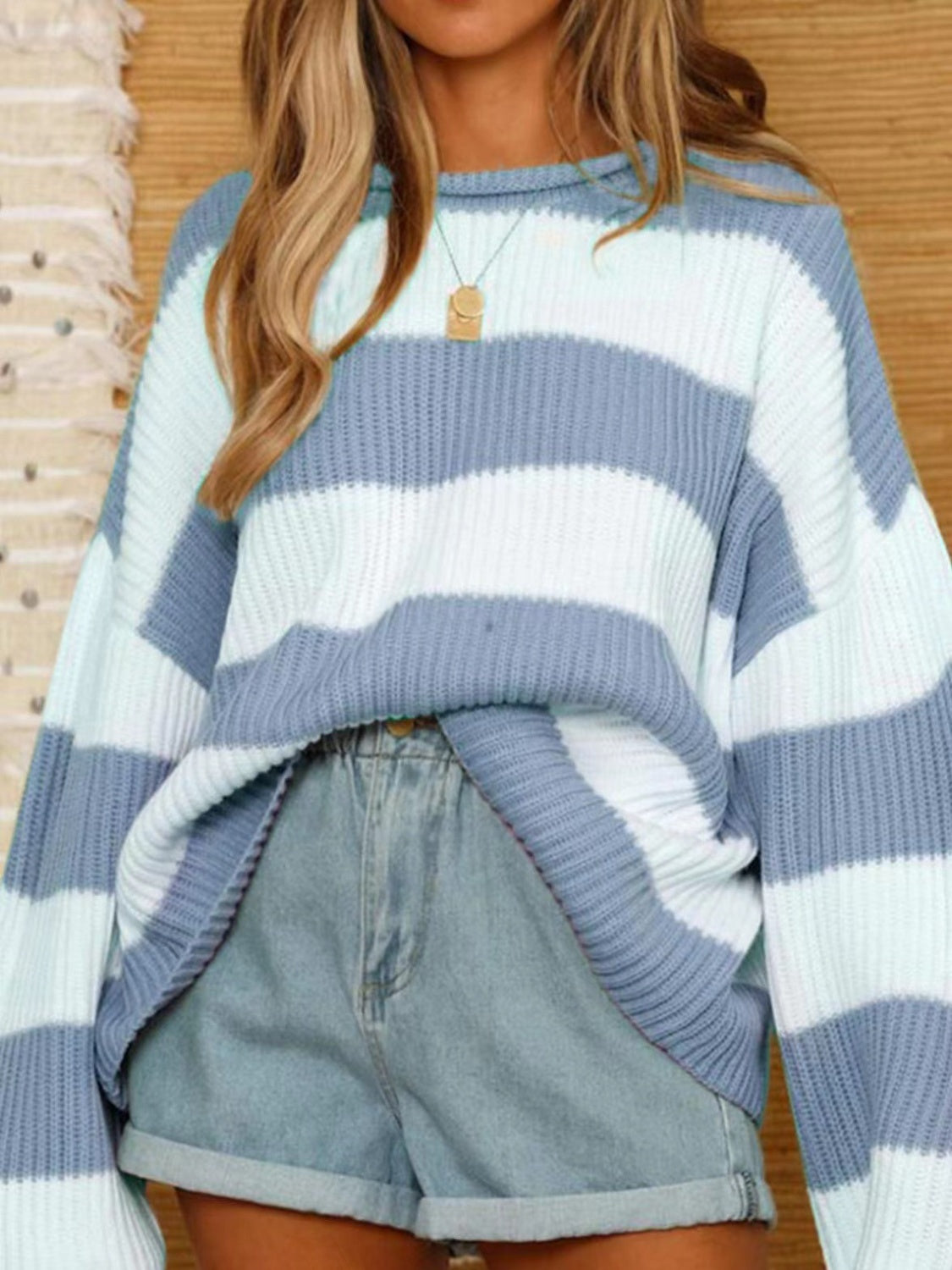 Tania | Crew neck sweater with long sleeves