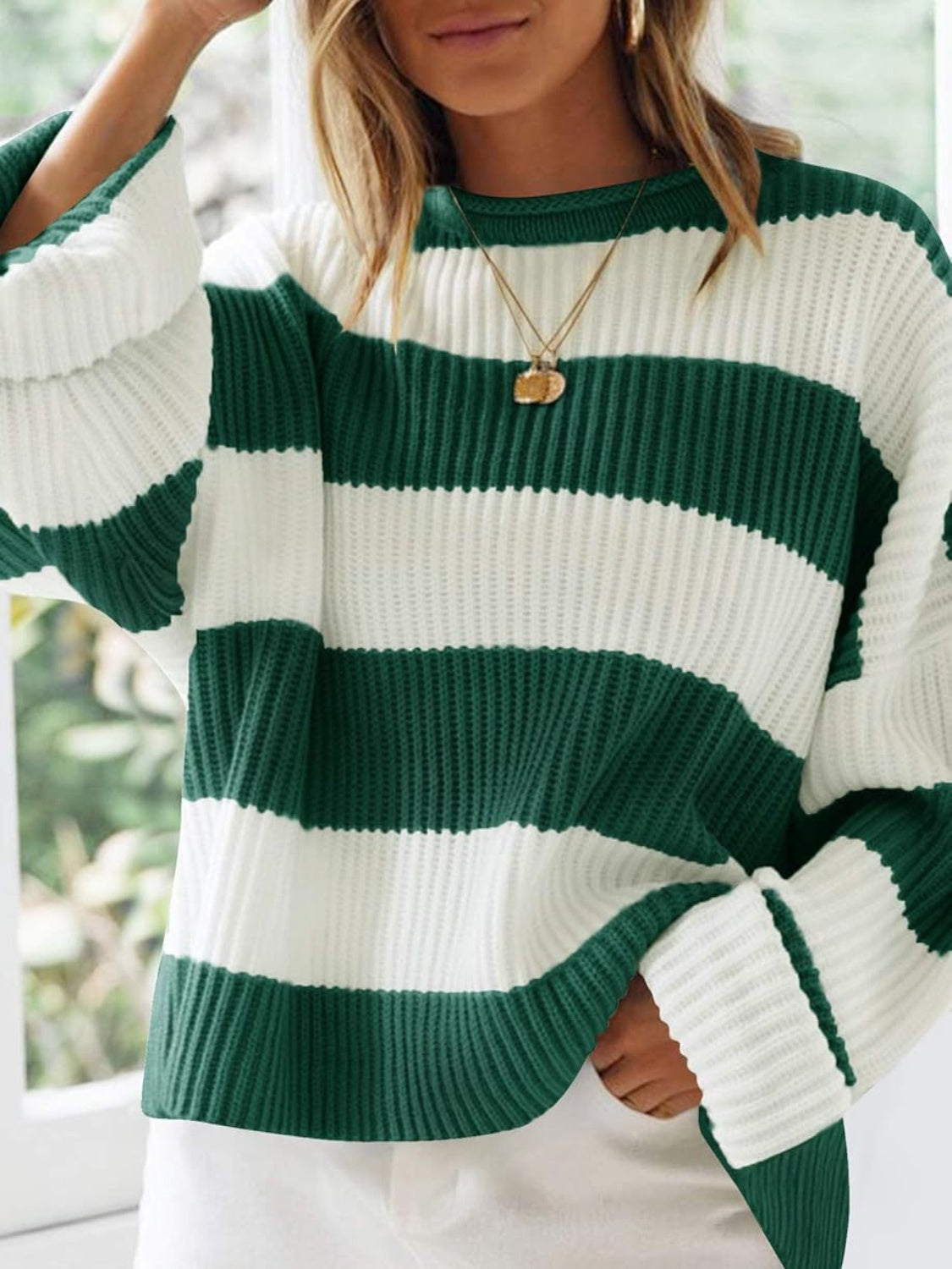 Tania | Crew neck sweater with long sleeves