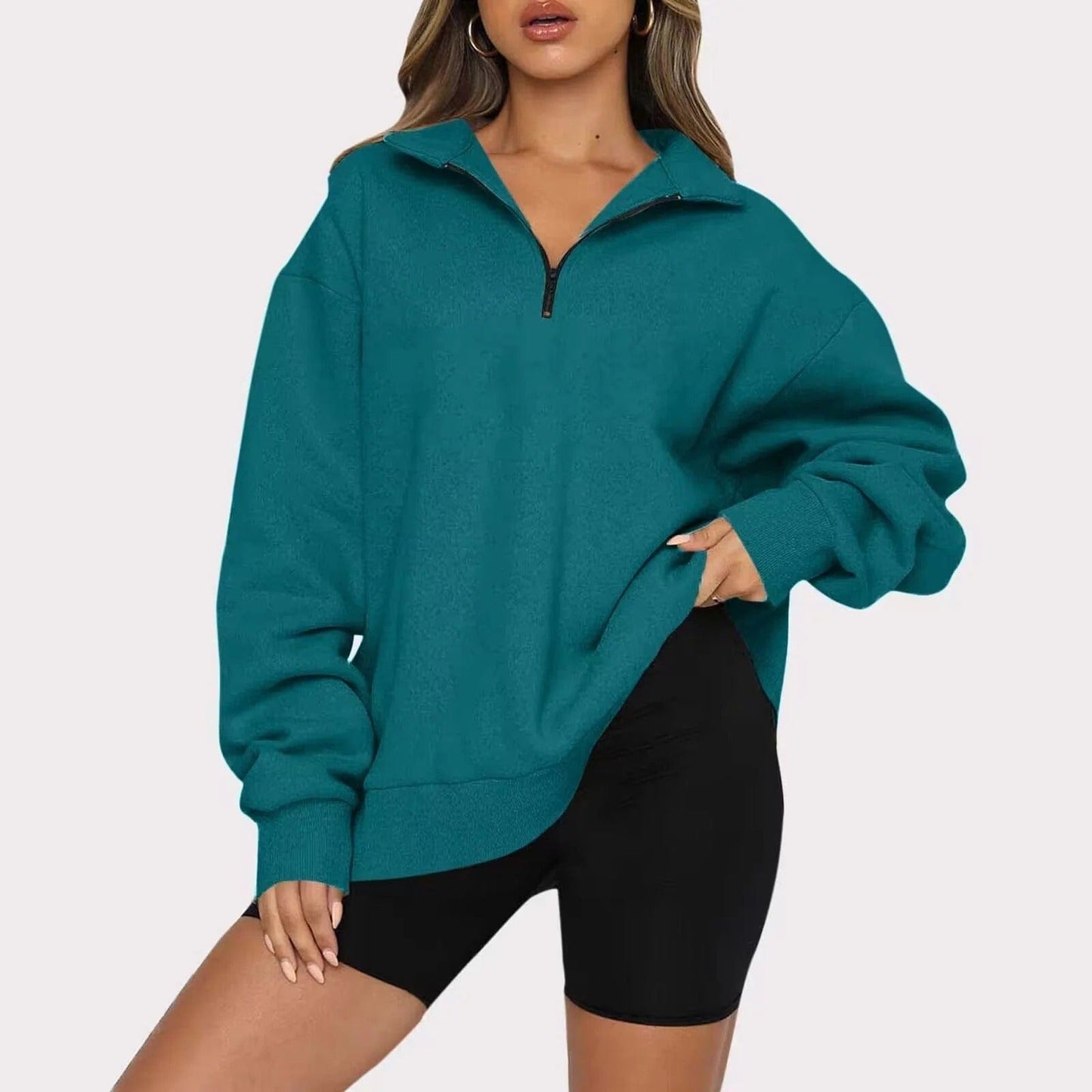 Josefa | Casual women's sweater with zip