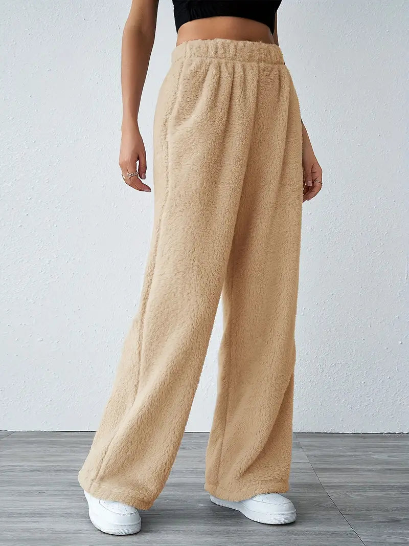 Eugenia | Knitted fleece pants