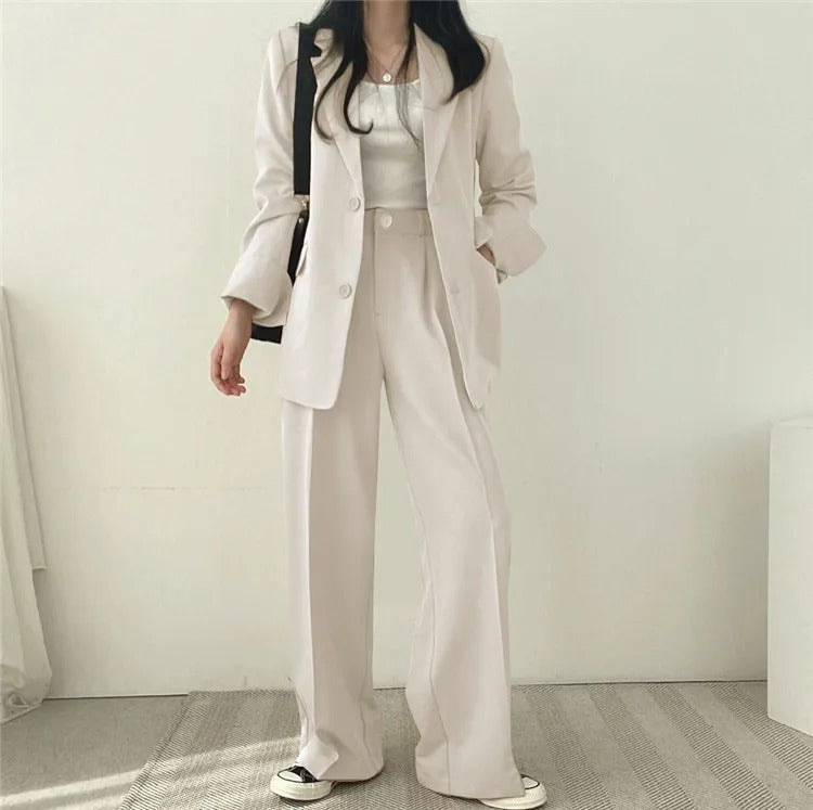 സോഫിയ (Sophia)® | Blazer And Straight-Leg Pants Set For Women