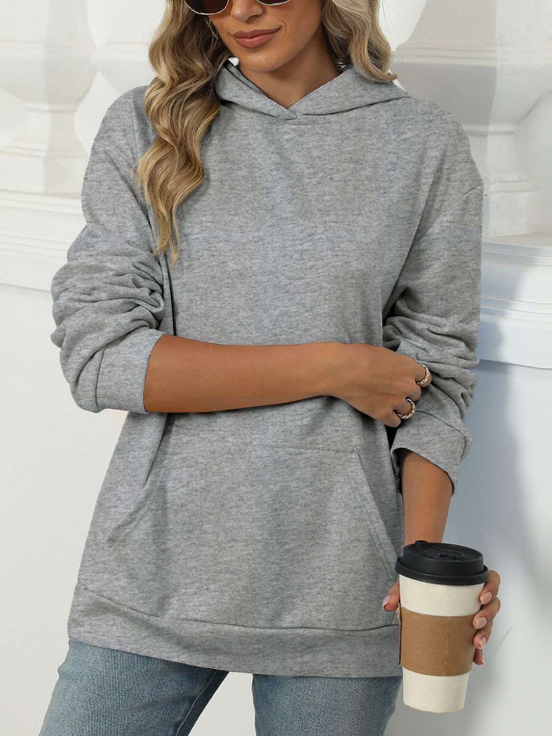 Dagmar | Hoodie with pockets and long sleeves