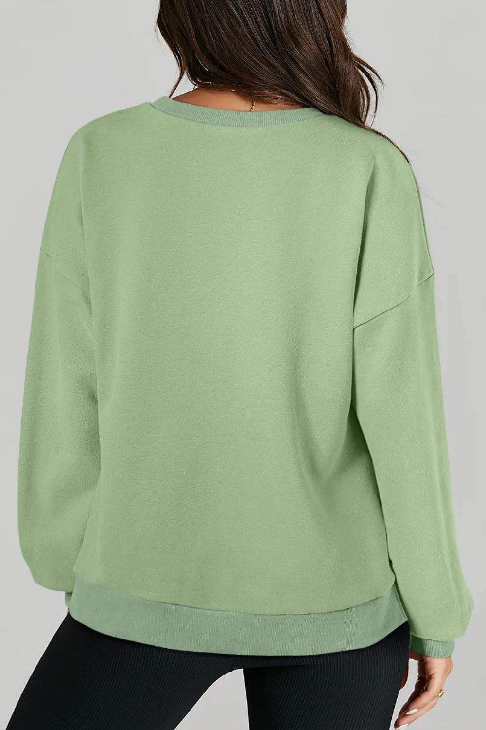 Eva | Long-sleeved crew neck sweatshirt