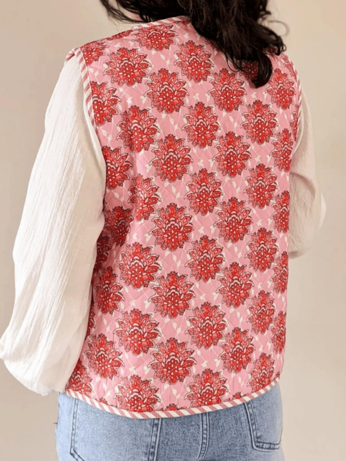 Guadalupe | Tied sleeveless vest coat