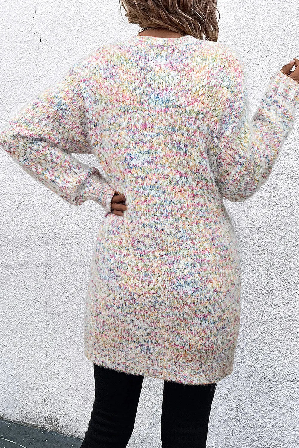 Constance | Long sleeve open front cardigan with pockets