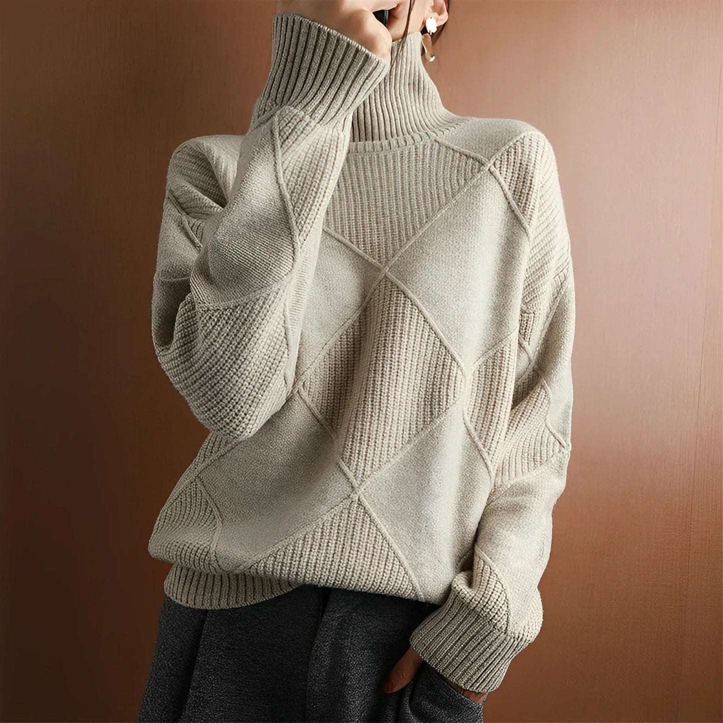 Matilde® | Marie Pull en cachemire à col roulé