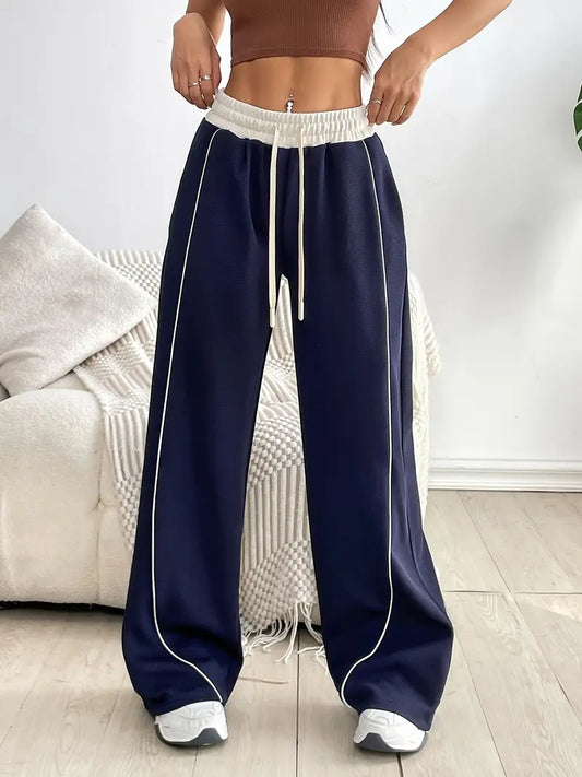 Ilaria® | Wide Leg Stretch Joggers