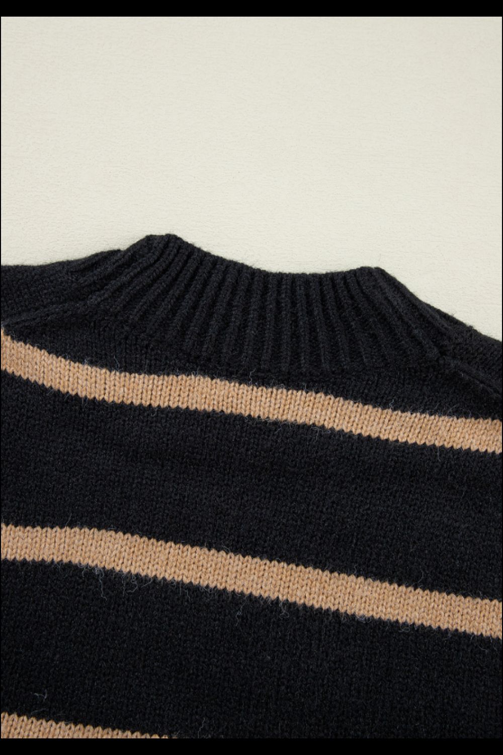 Renata | Striped, long-sleeved cardigan with button placket