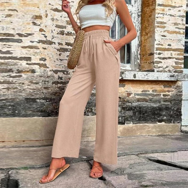 Bianca® | High Waisted Casual Pants