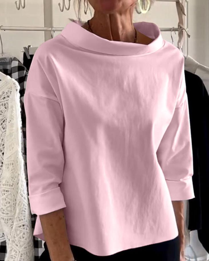 Cecilia® | Elegant high collar top for women