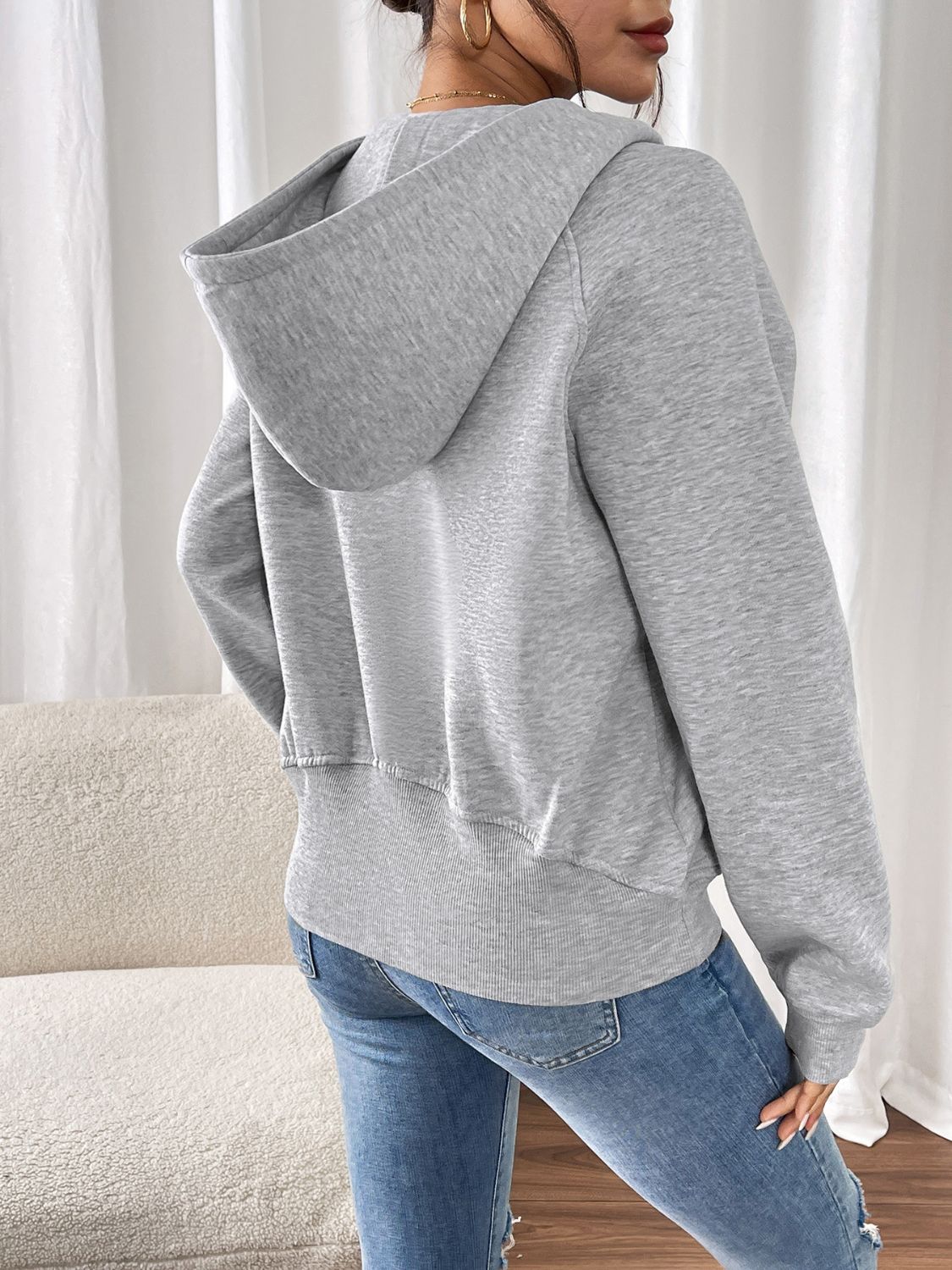 Natalia | Perfee long sleeve half zip hoodie