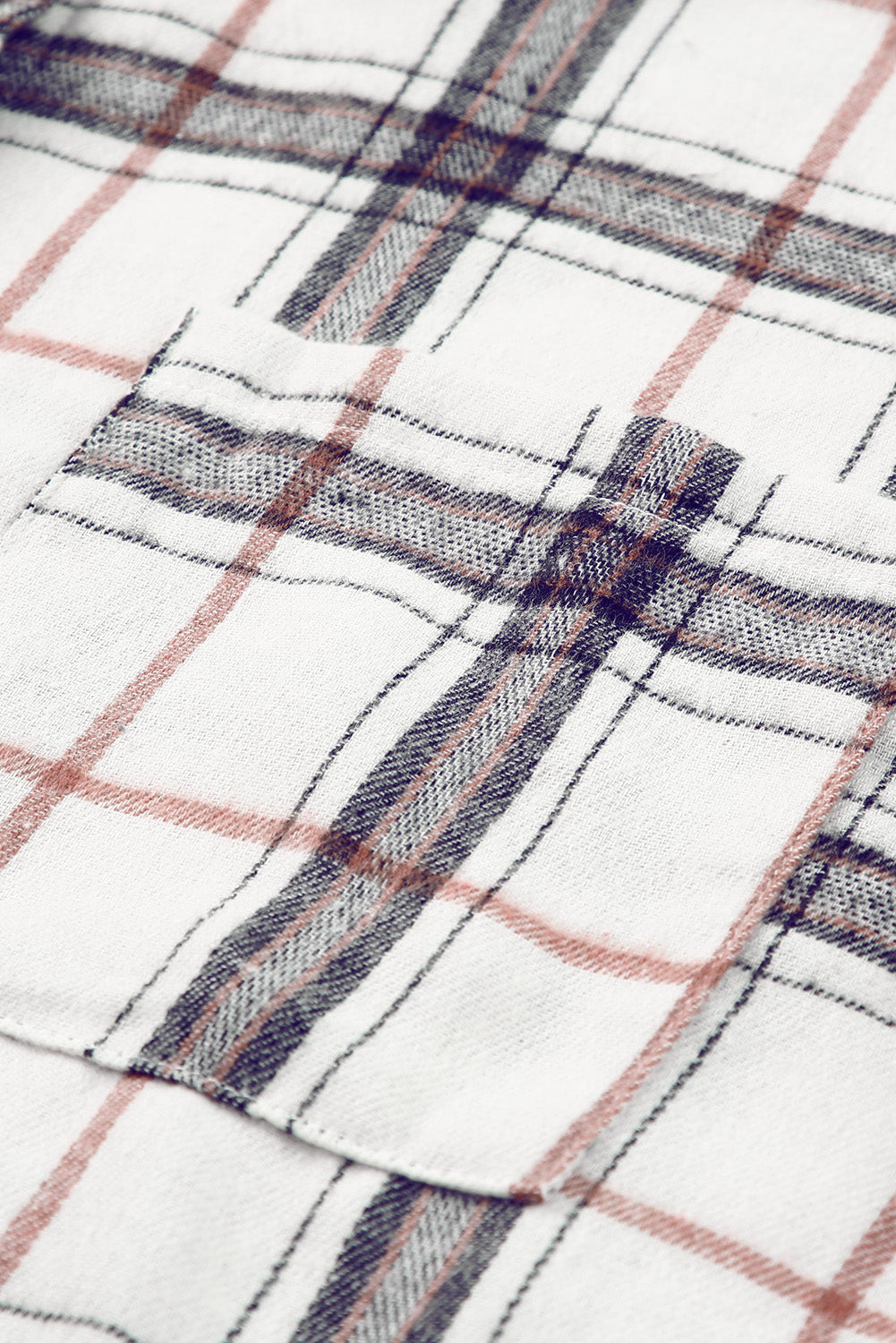 Gabriela | Checked high-low jacket with slit