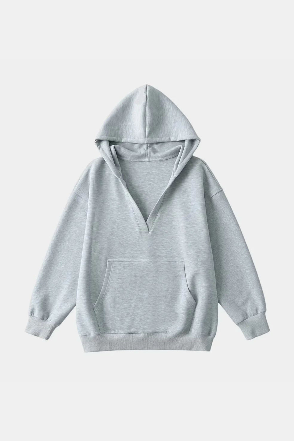 Bernadette | Basic Bae Air Scuba long sleeve hoodie with kangaroo pocket