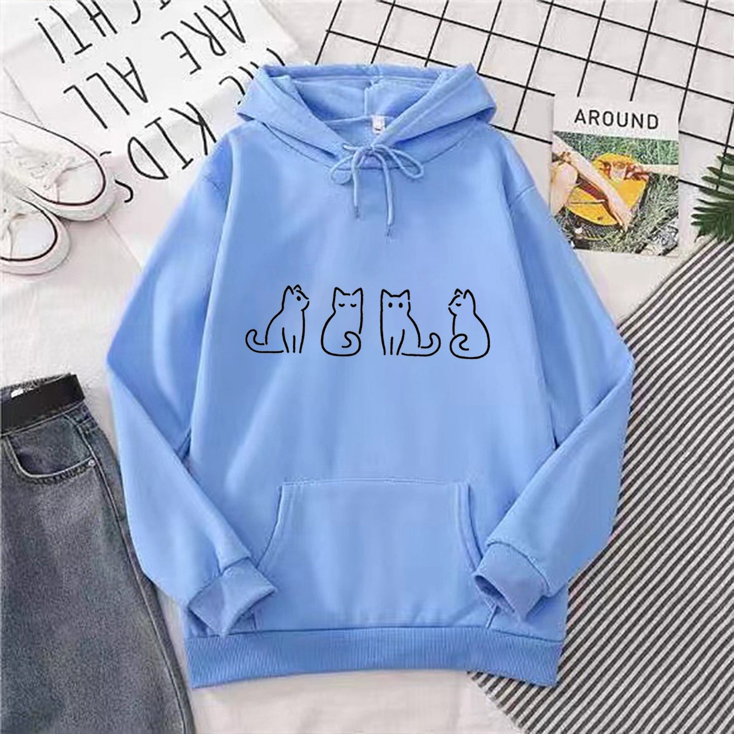 Florencia | Long sleeve casual hoodie
