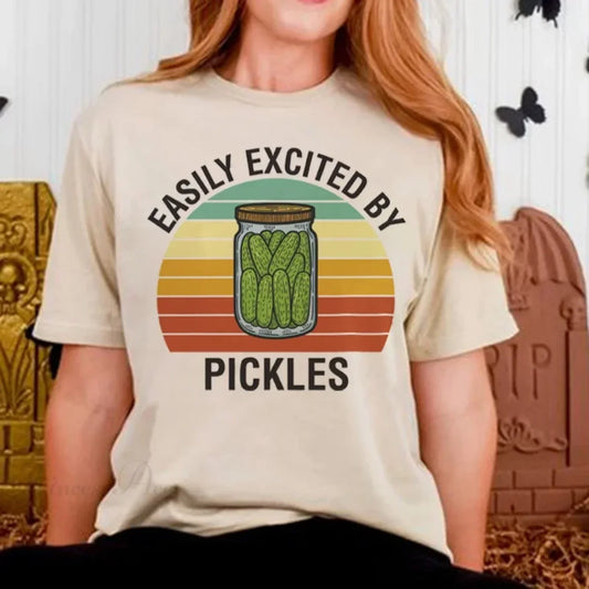 Easily Excited By Pickles T-shirt
