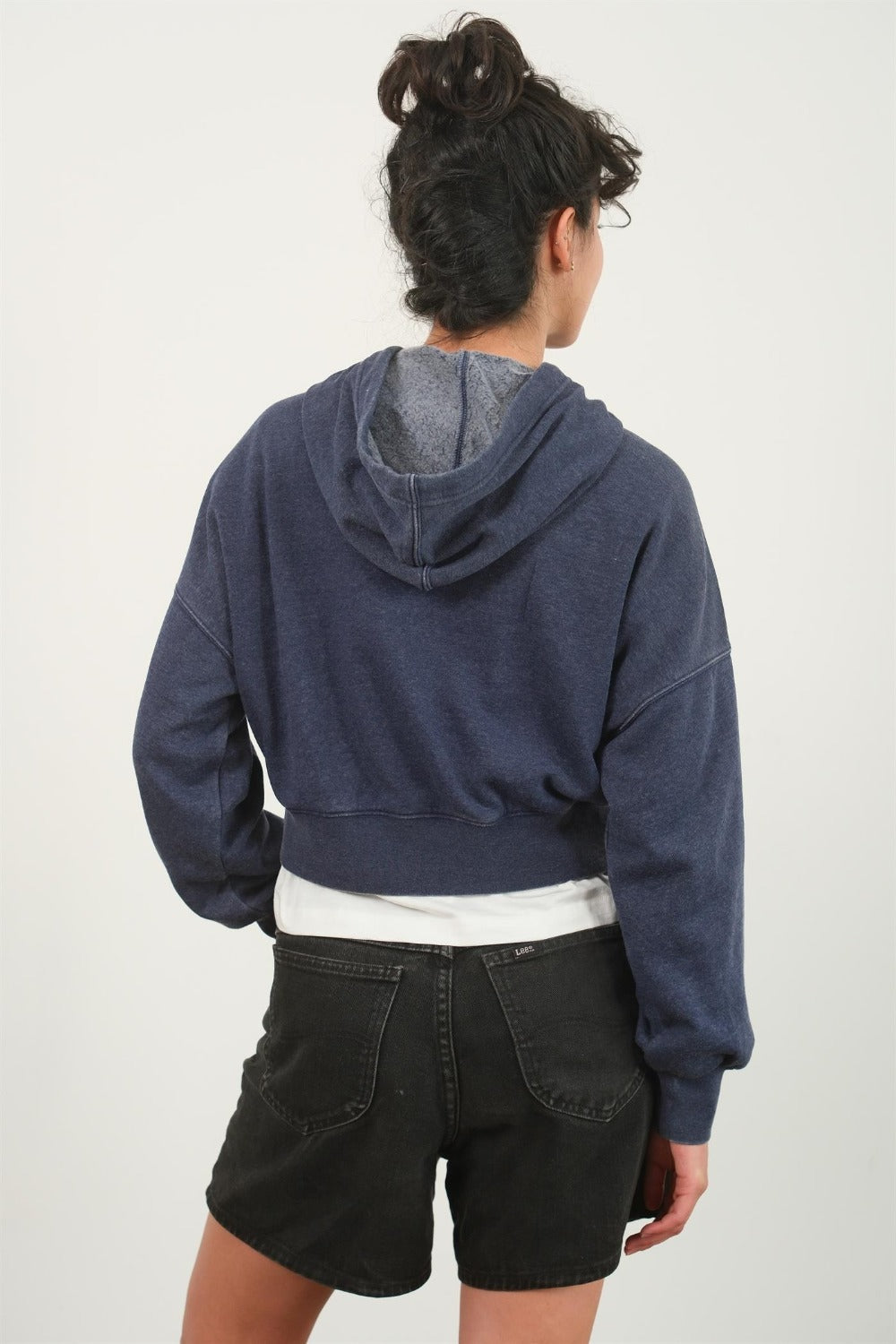 Anita | Short hoodie with low shoulders