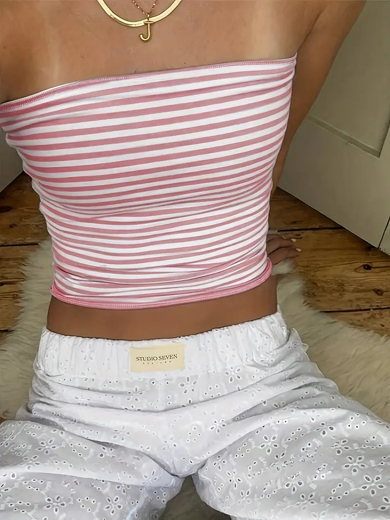 Olga® | Striped Tube Top