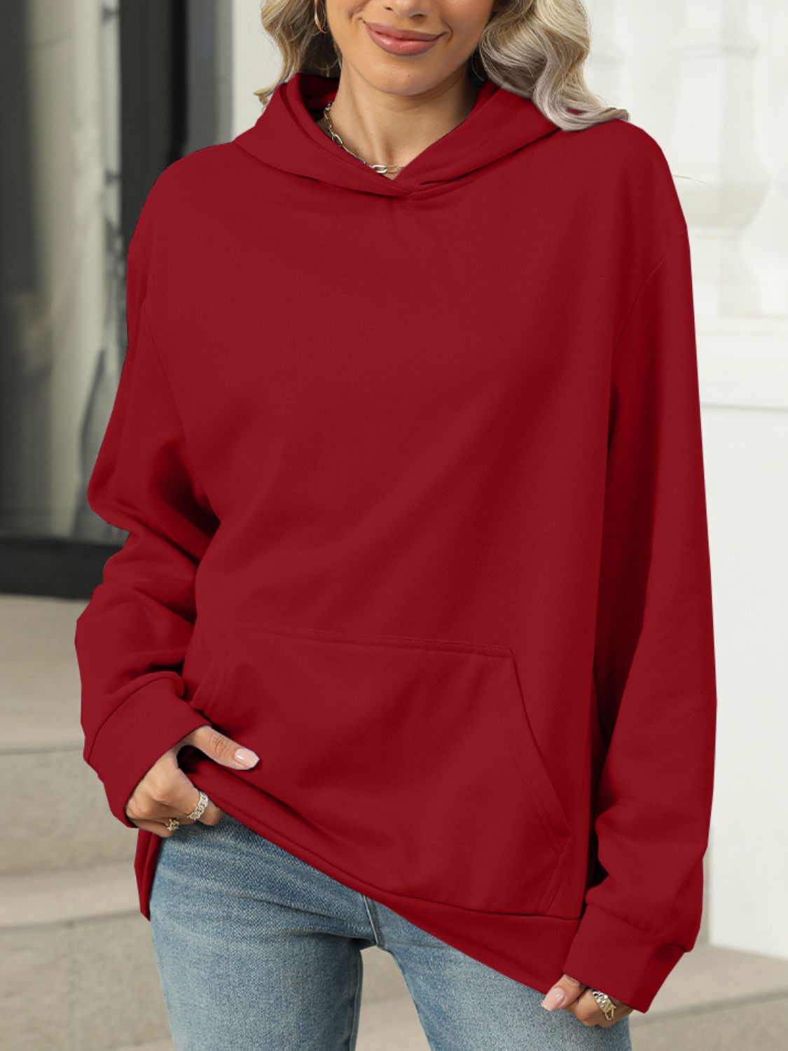 Dagmar | Hoodie with pockets and long sleeves