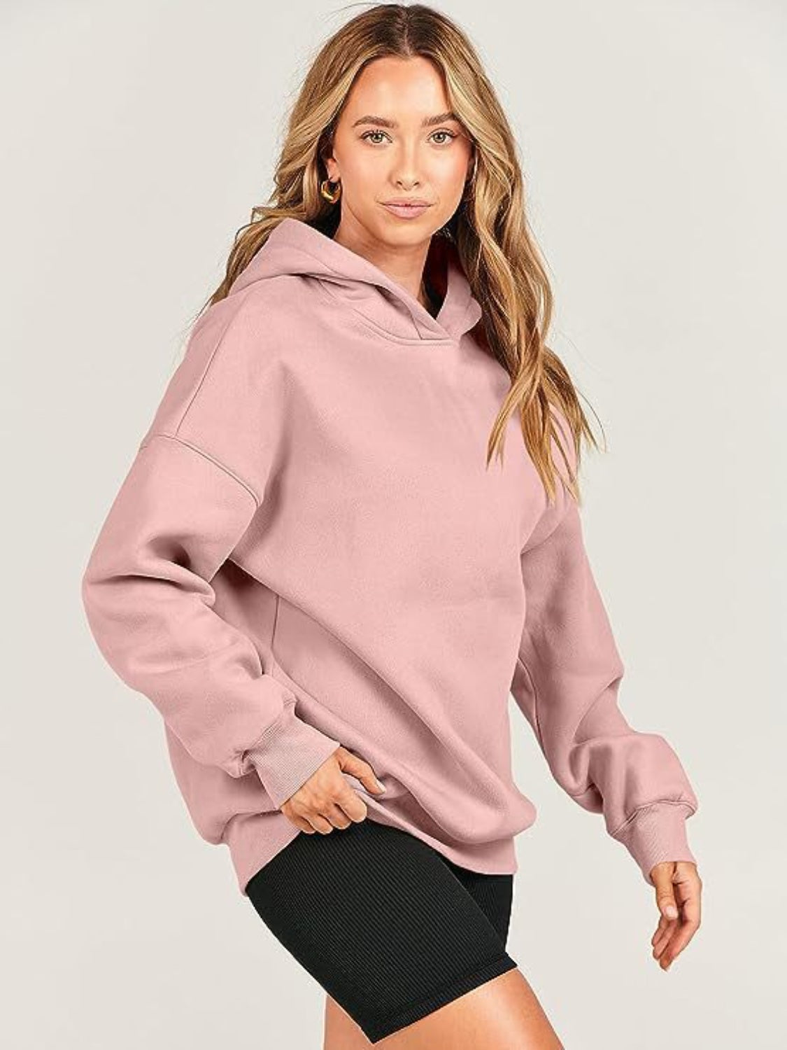 Monica | Long-sleeved hoodie with dropped shoulders