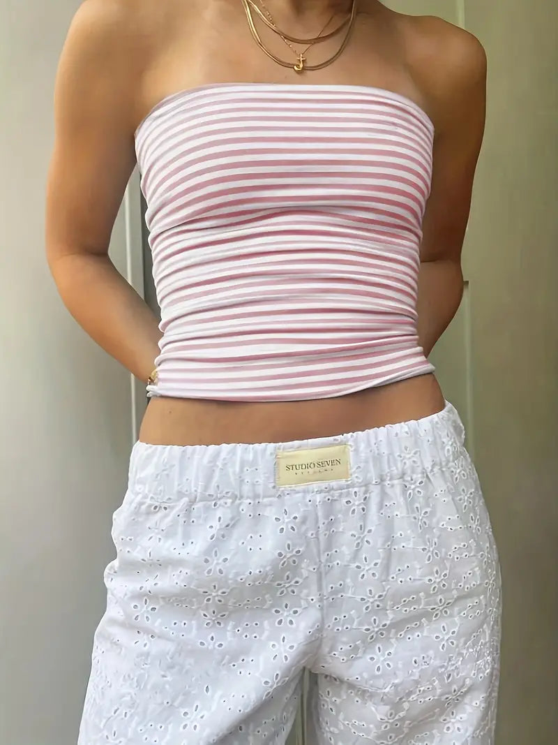 Olga® | Striped Tube Top