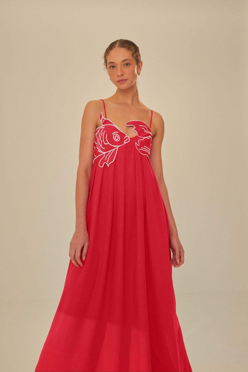Margarita® | Maxi Slip With Embroidery