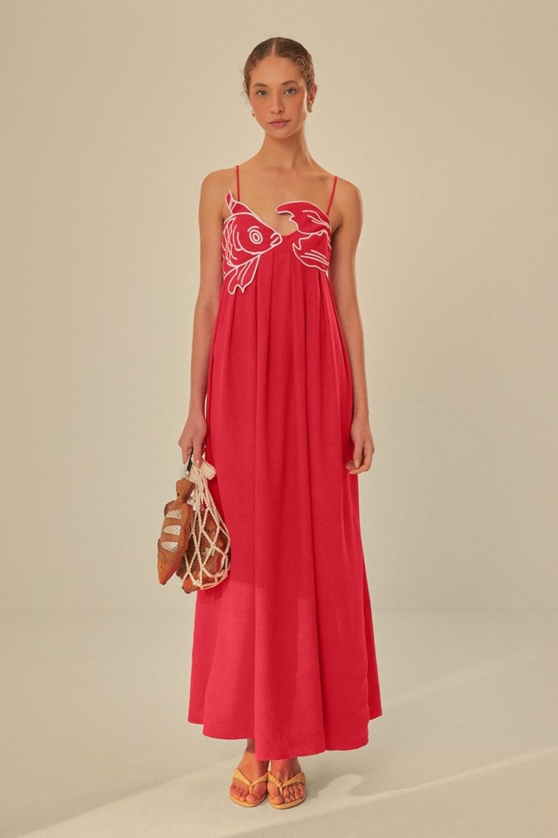 Margarita® | Maxi Slip With Embroidery