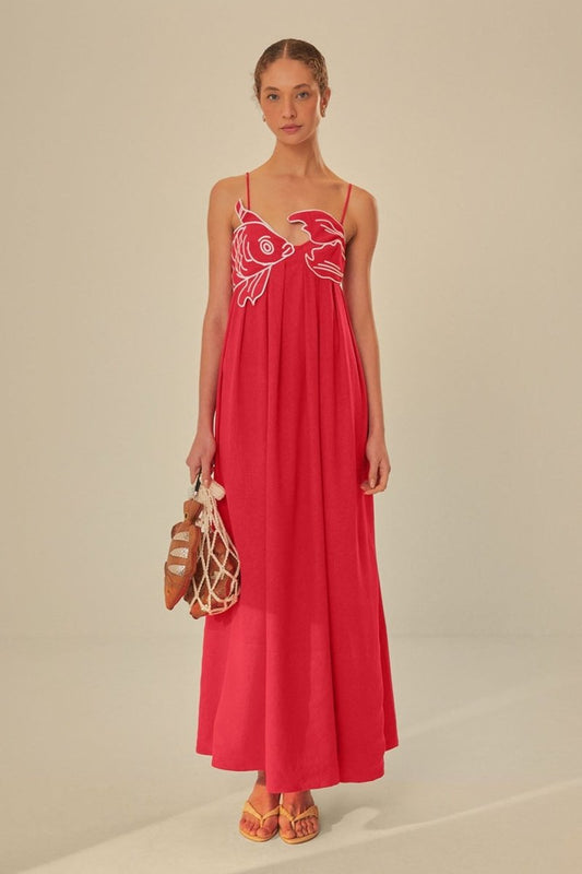 Margarita® | Maxi Slip With Embroidery