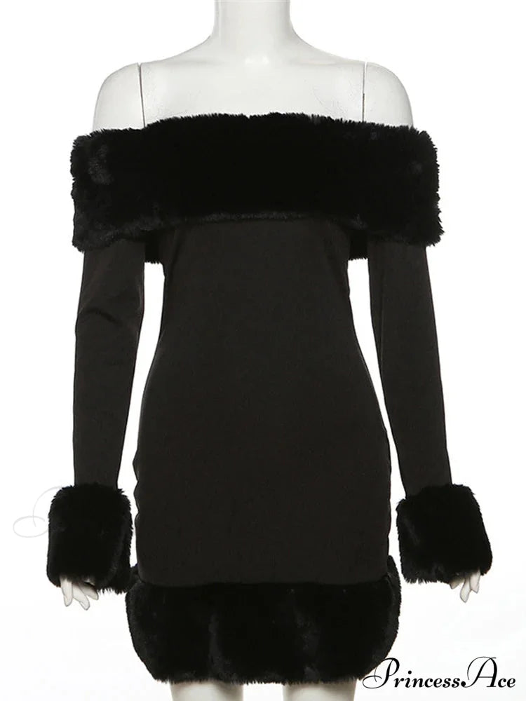 Elegant Fluffy Strapless Mini Party Dress