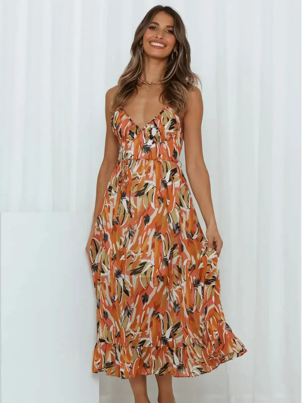Samantha® | Colorful Midi Dress