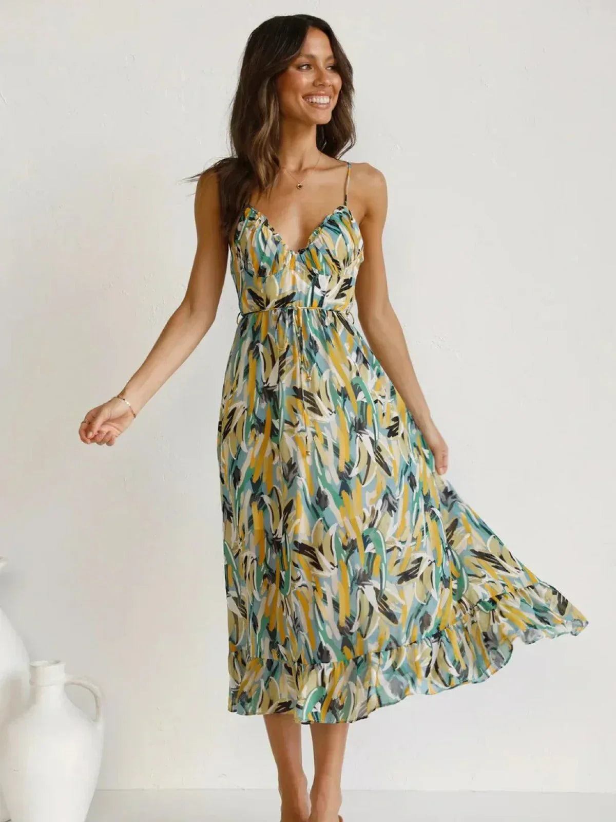 Samantha® | Colorful Midi Dress