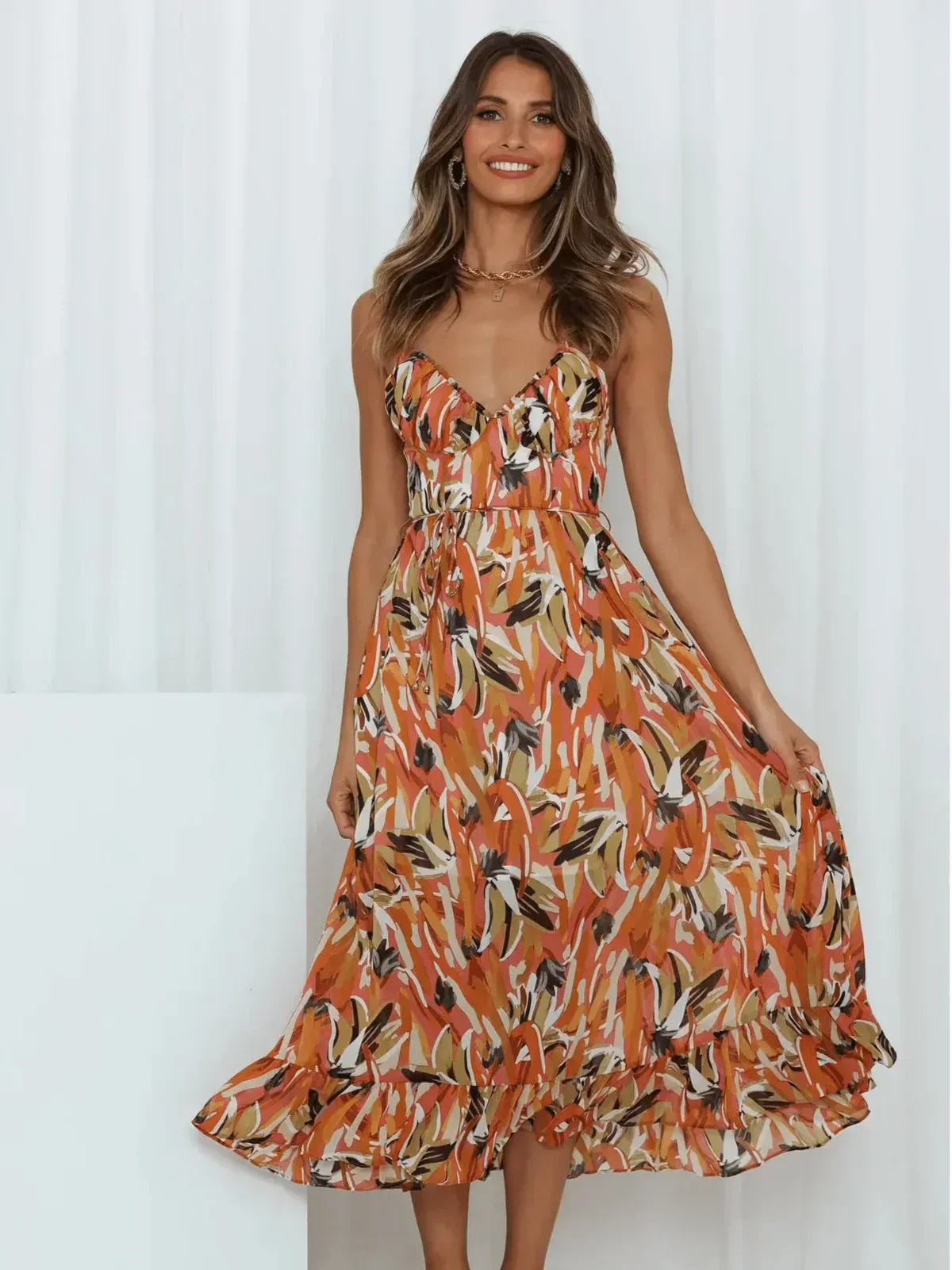 Samantha® | Colorful Midi Dress