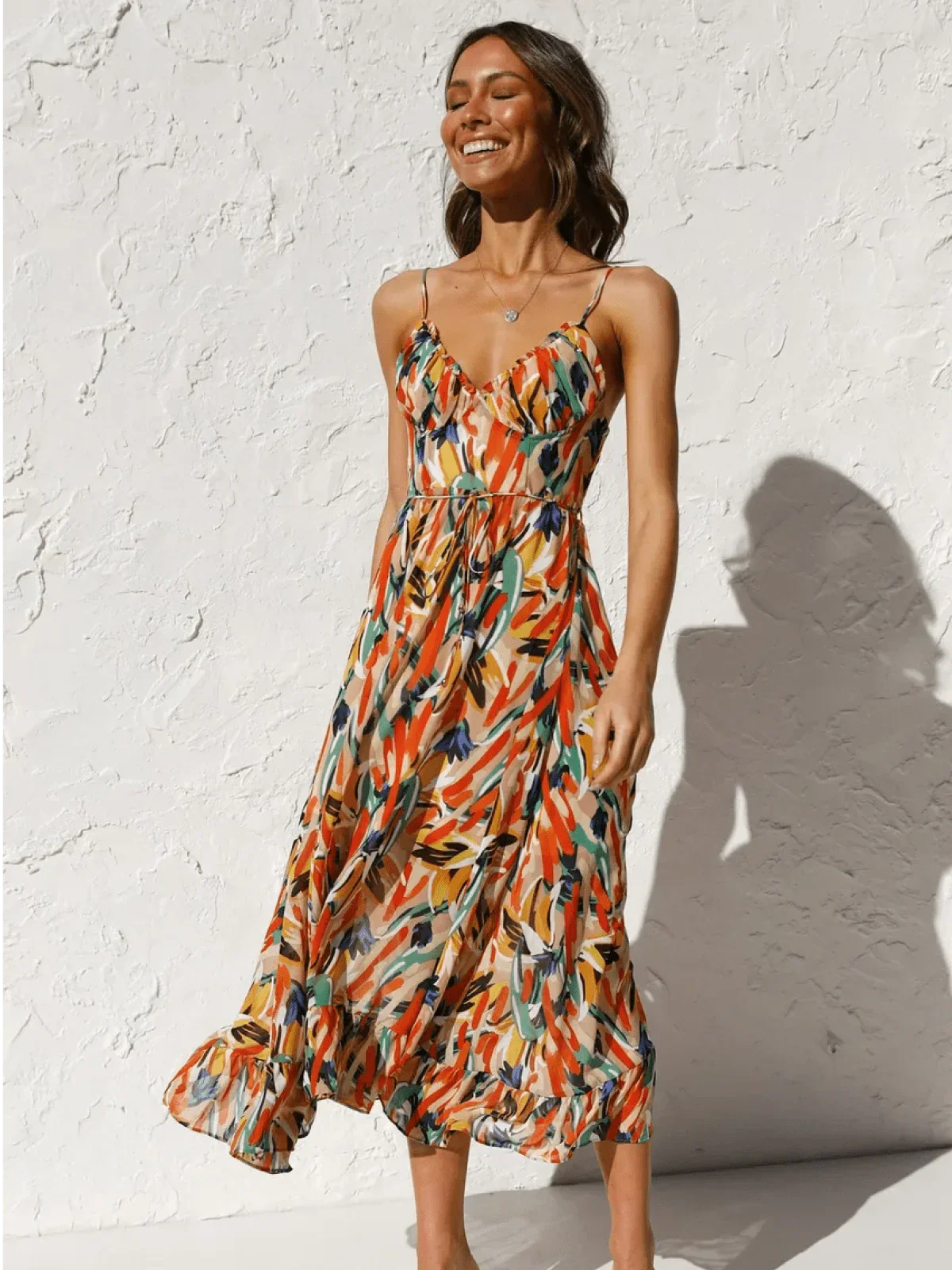 Samantha® | Colorful Midi Dress