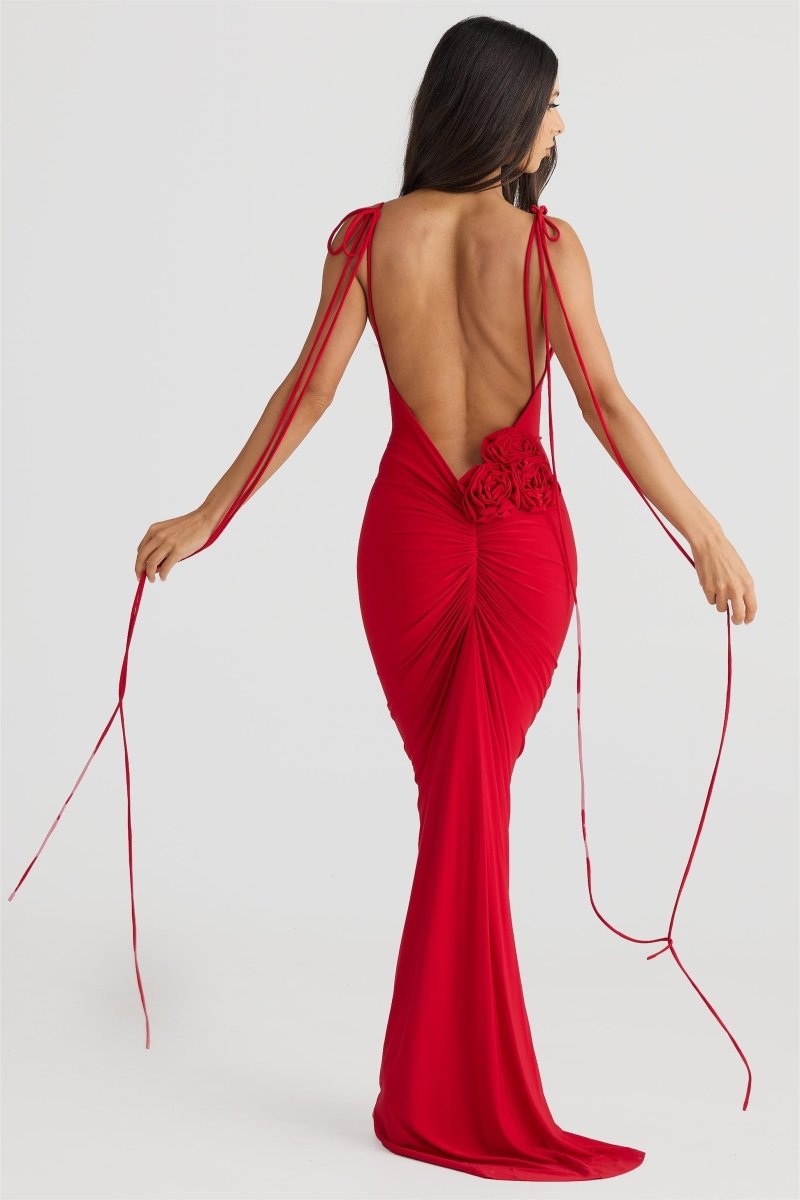 Zulema® | Open-Back Floral Maxi Dress