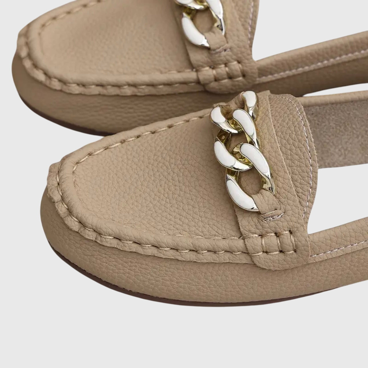 Connie | Women's Chain Detail Slip-On Loafers