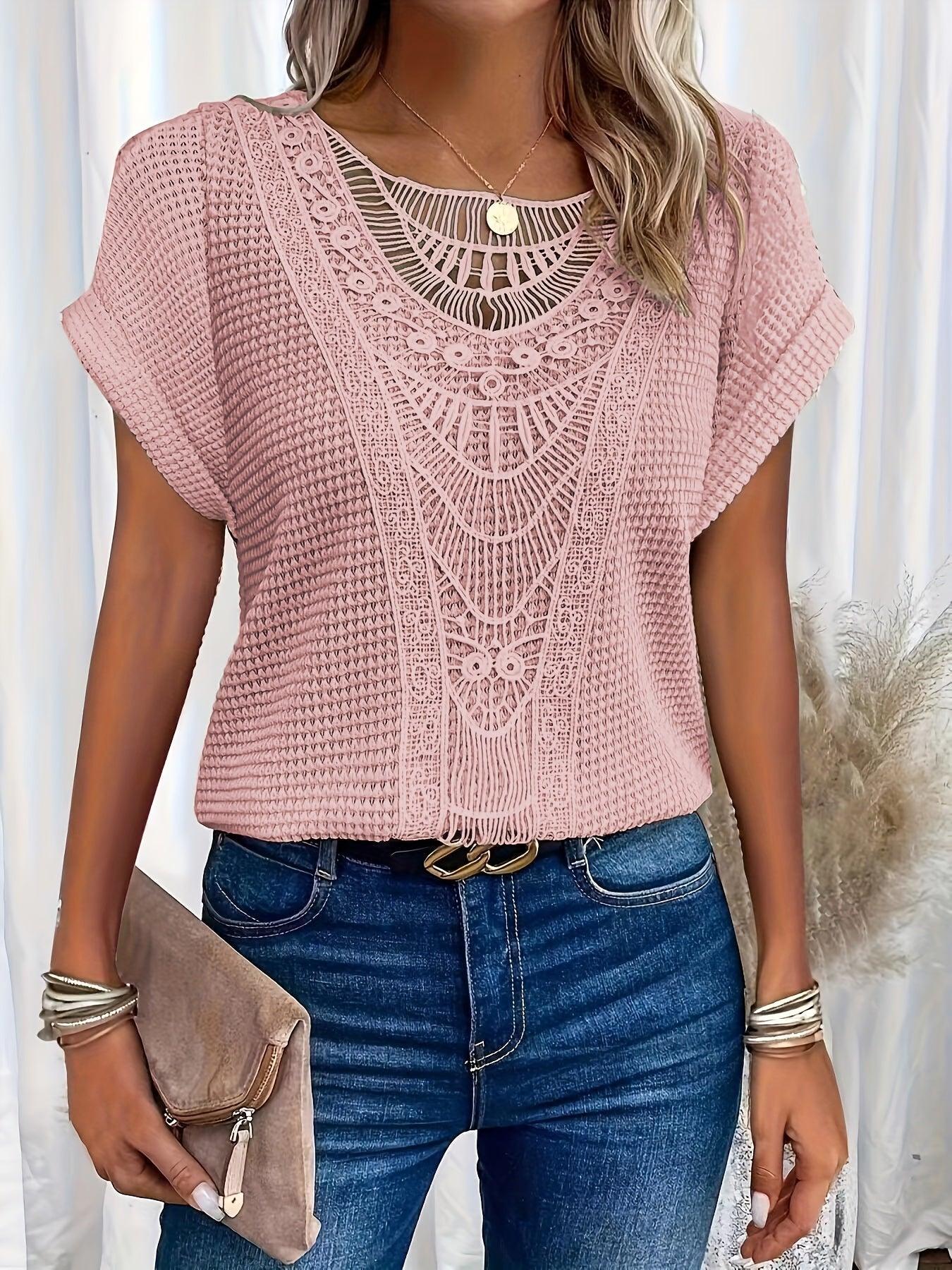 Rachel | Beautifully Detailed Knitted Top