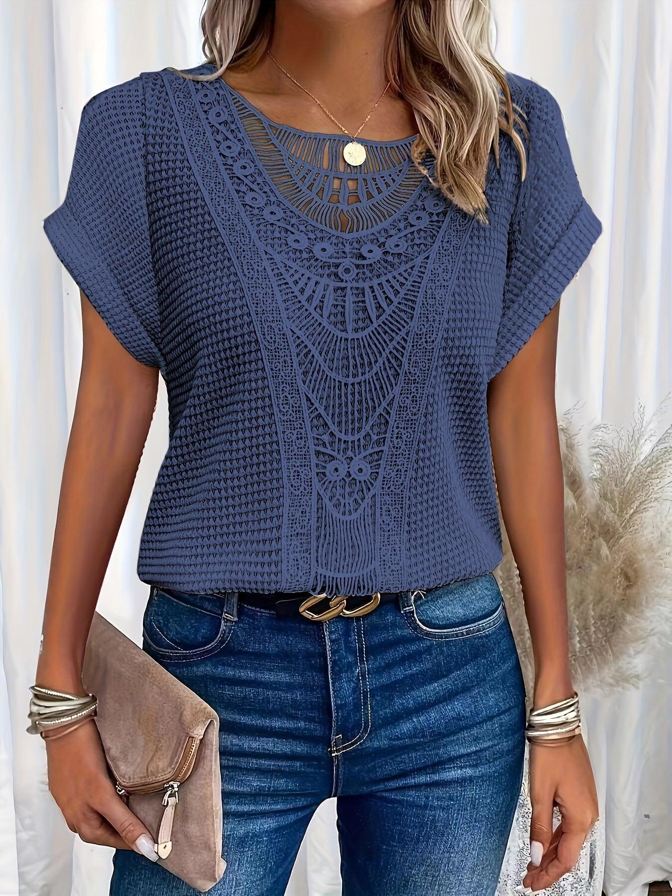 Rachel | Beautifully Detailed Knitted Top