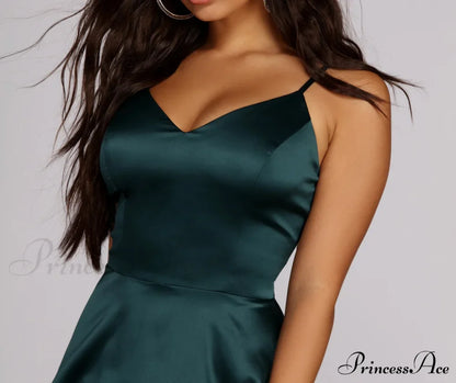 Emme Satin Stylish Party Dress