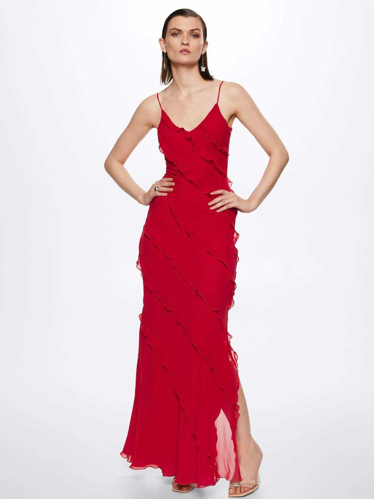 Paula® | Maxi Chiffon Slip With Ruffles