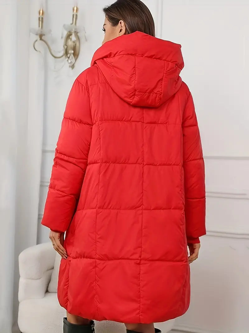 Lucrecia | Long down jacket with hood