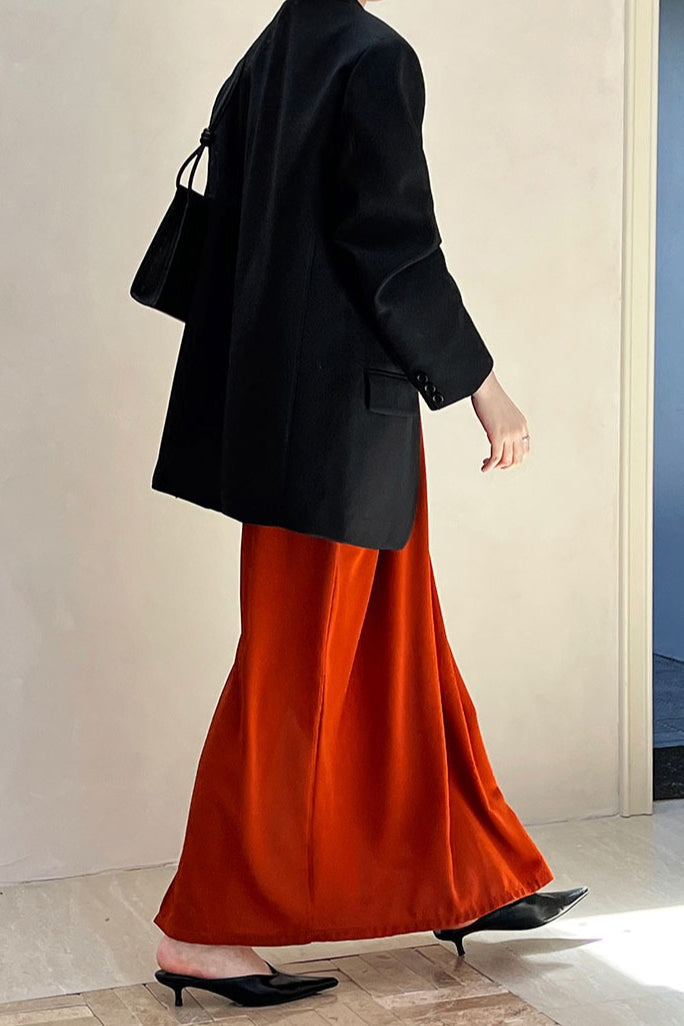 Vintage Casual Long Sleeve Blazer