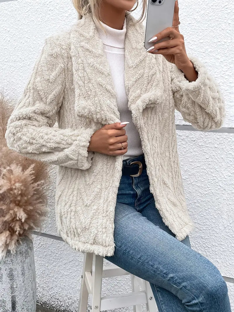 Gloria | Knitted fleece jacket