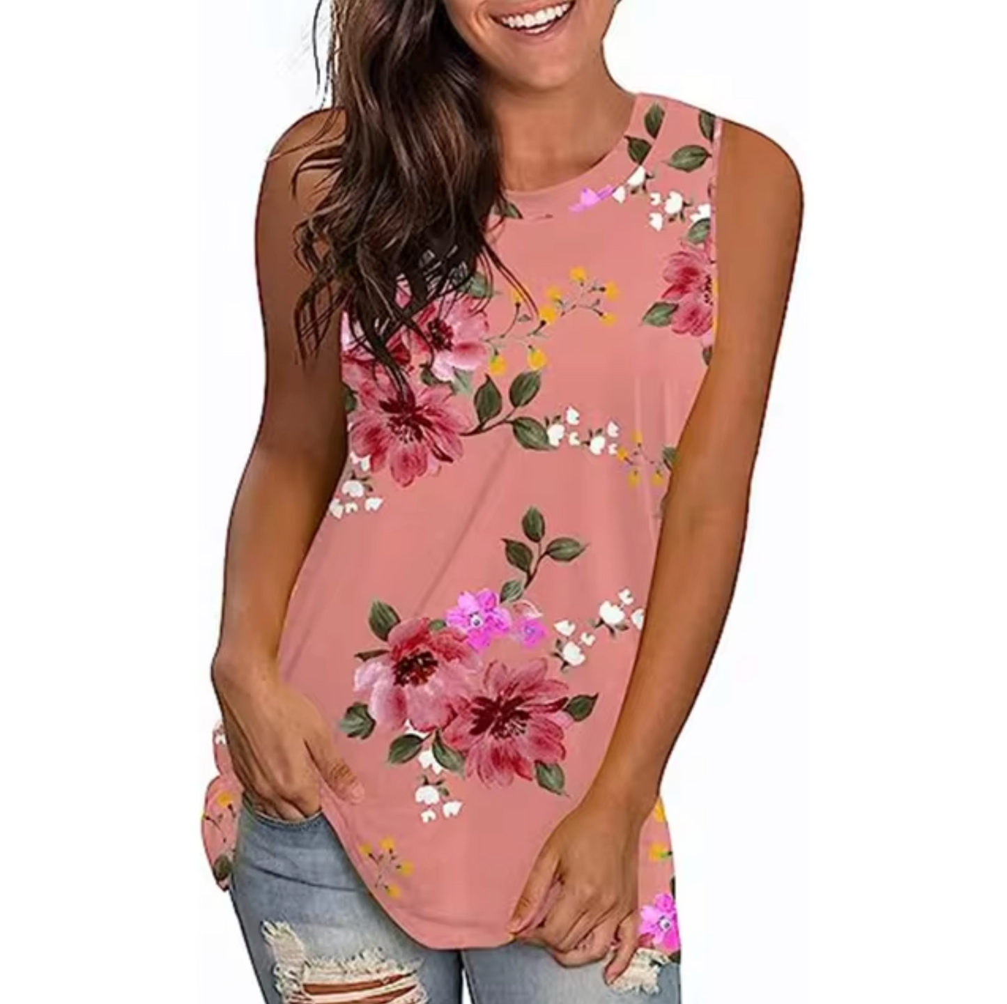 Eliana® | Floral Print Tank Top