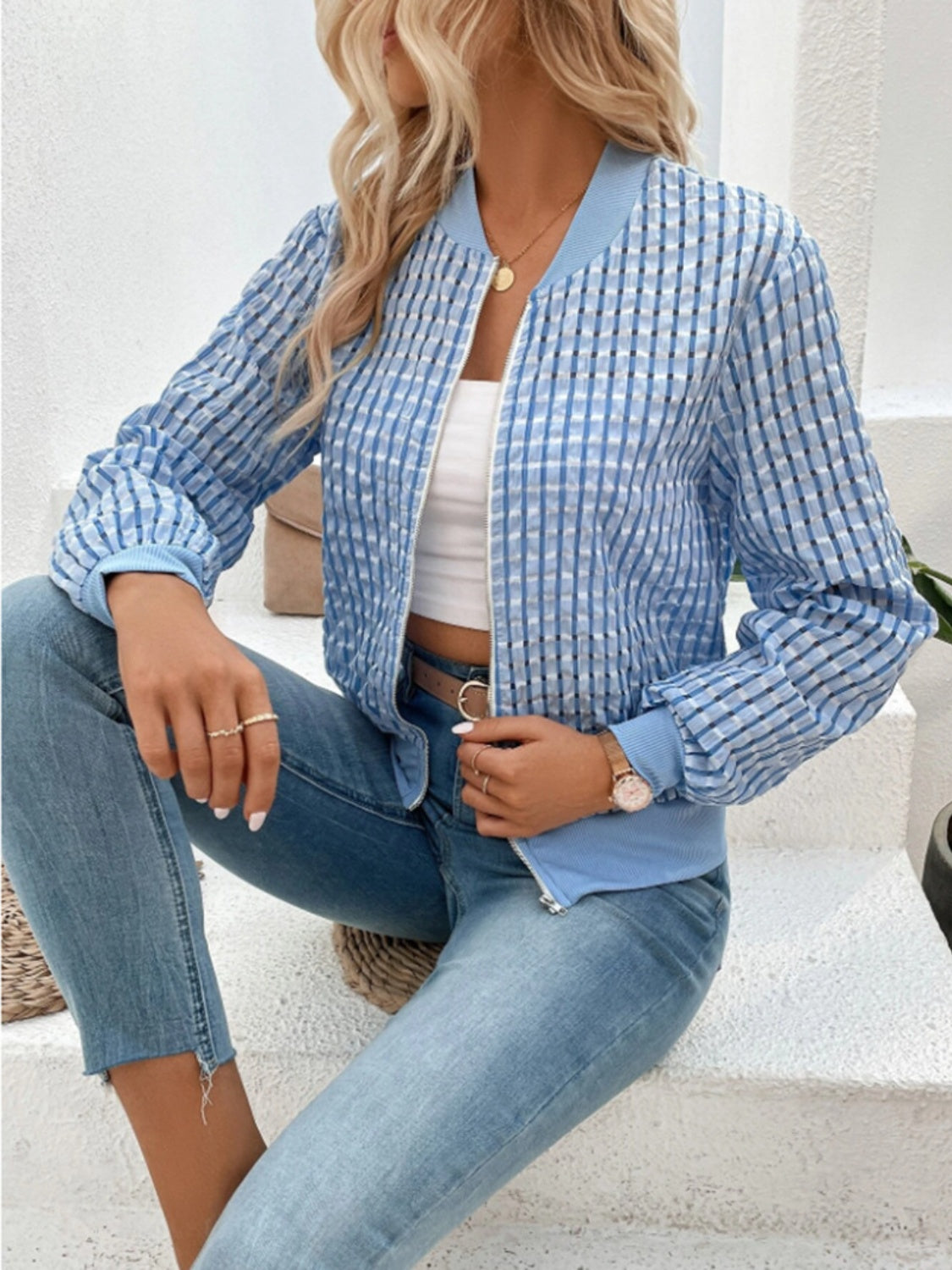 Kirsten | Long sleeve jacket with zip