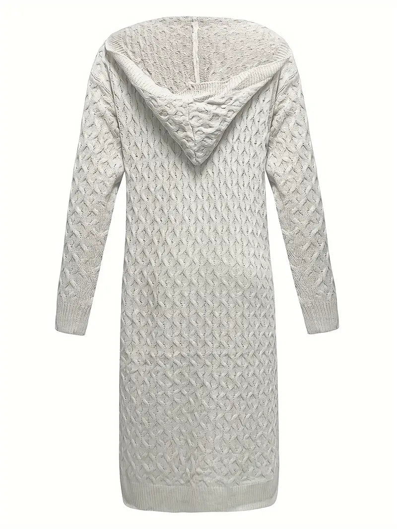 Eliana | Knitted vest with hood