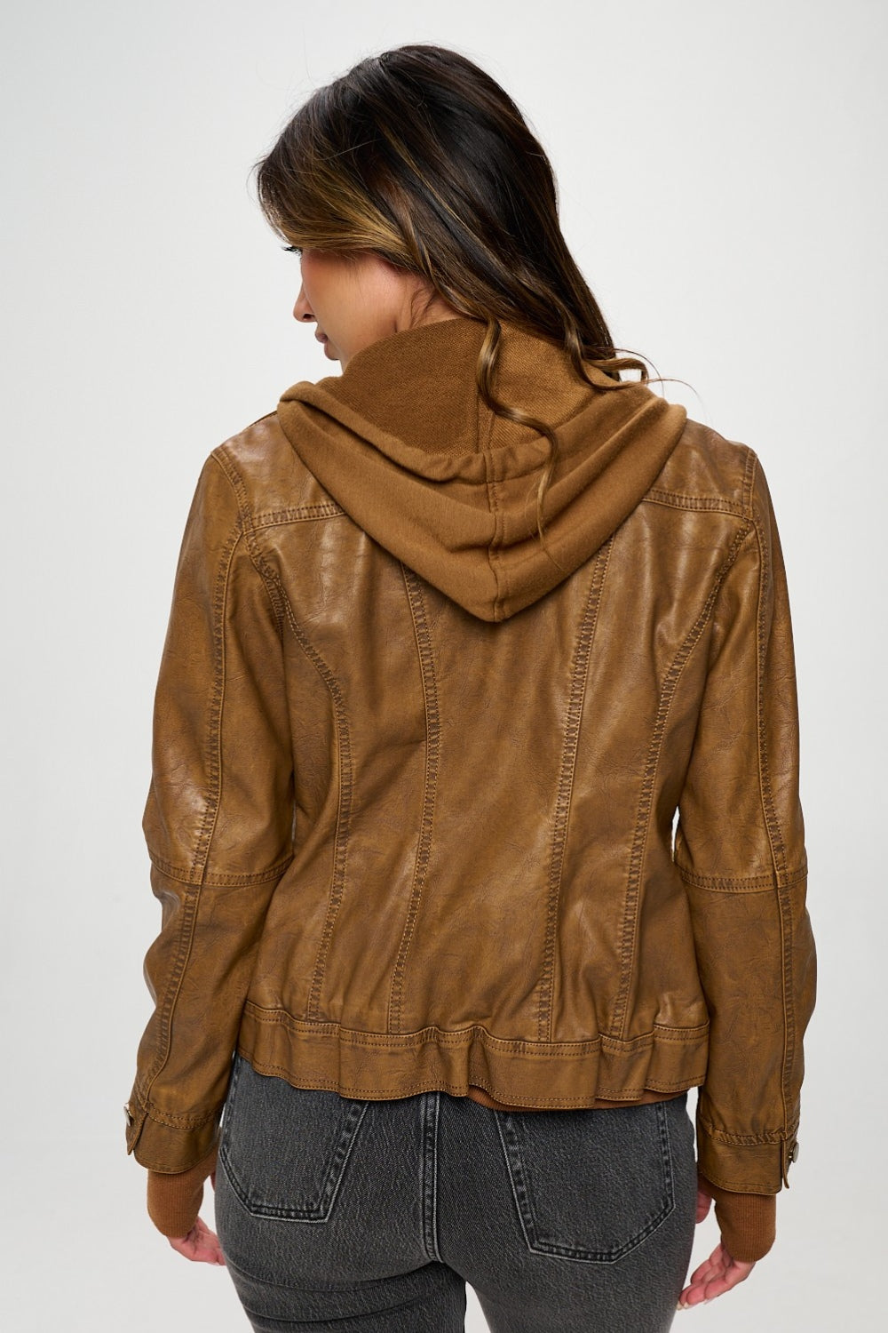 Carina | Long sleeve jacket with double zip and hood