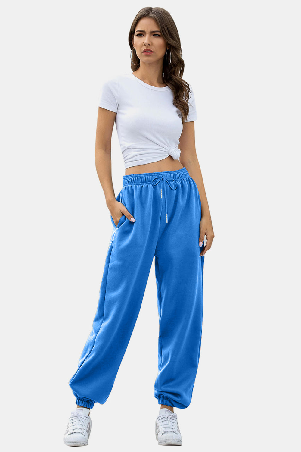 Angela | Jogging pants with elastic waistband and pockets
