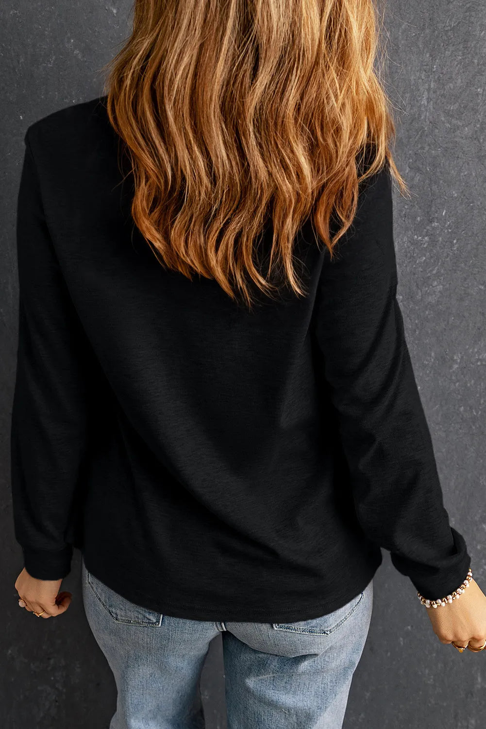 Jana | Boots crew neck long sleeve sweatshirt