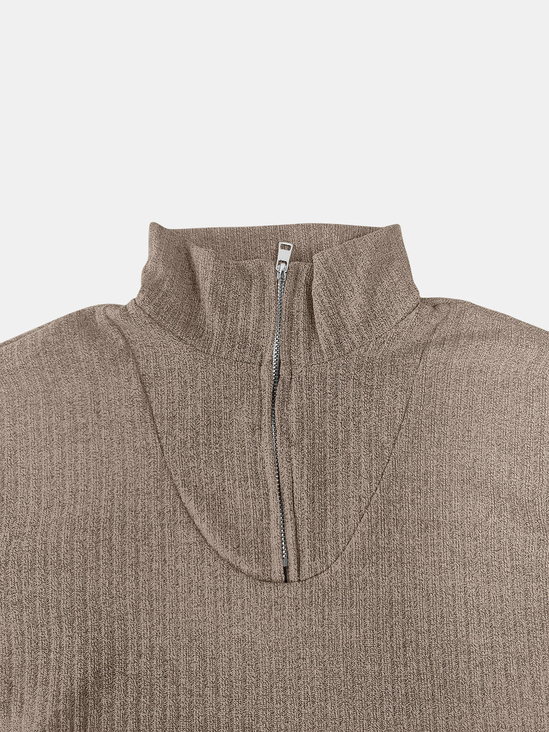 Teresa | Full size quarter zip long sleeve top