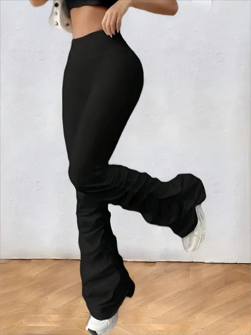 Federica® | High-Waisted Ruffled Pants